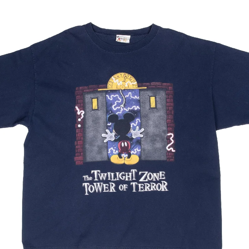 High-end Customization VINTAGE DISNEY THE TWILIGHT ZONE TOWER OF TERROR 1990S TEE SHIRT XL MADE IN USA