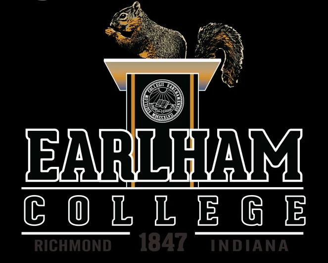 Earlham Squirrel Podium Tee