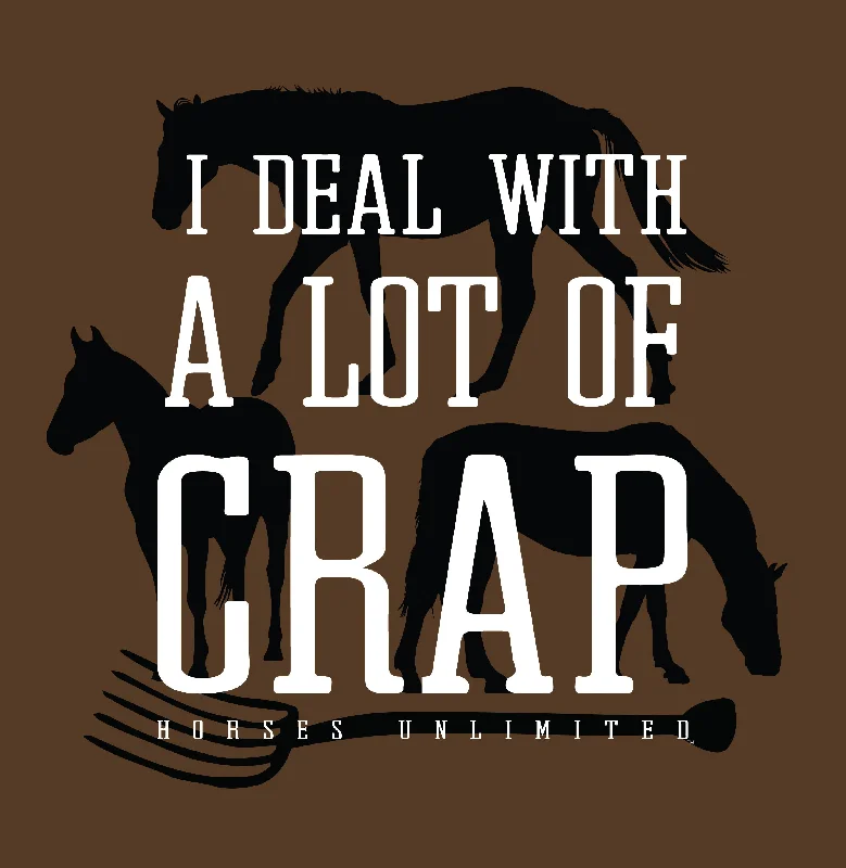 Perfect Tailoring Women's Horses Unlimited Crap T-Shirt #UH-7656