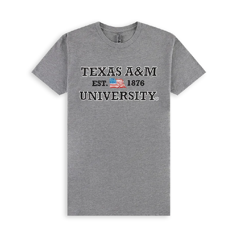 Minimal Classic Texas A&M USA University T-Shirt