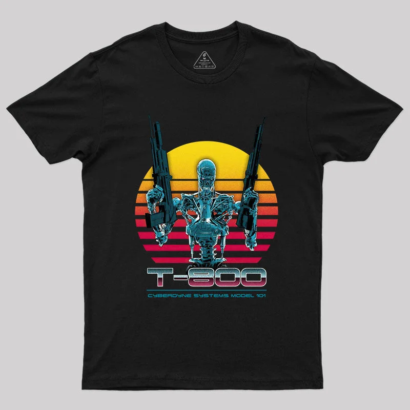 Street Vertical And Horizontal Design T-800 Cyberdyne Systems Employee of the Month T-Shirt
