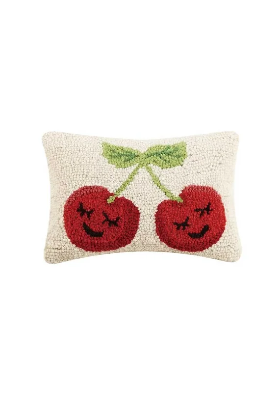 Simple research Cherries Hook Pillow