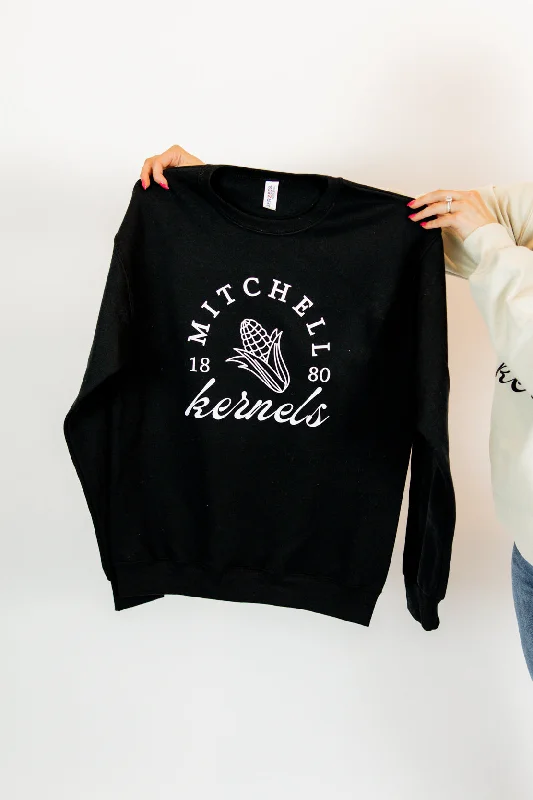 Elegant Outline Mitchell Kernels Crew | Black
