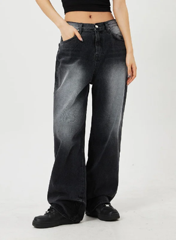 Comfortable Sweaters Mid-Rise Baggy Jeans CF328