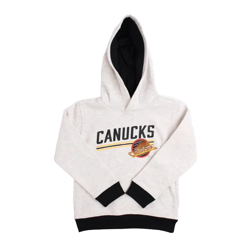 Fashion Design Outer Stuff Timeless Boys Hoody - Vancouver Canucks Retro Skate