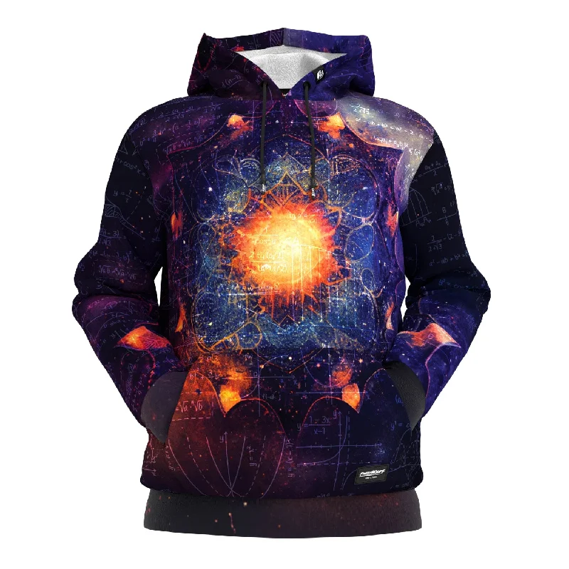 High-end Wear Purple Mandala Math Hoodie