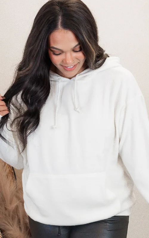 Celebrity Style Brushed Oversized Hoodie
