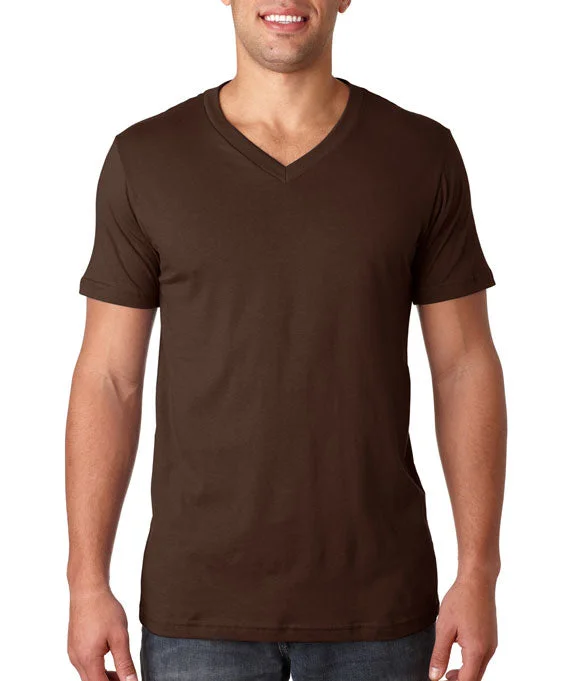 Designer Style 3005 - Bella + Canvas Unisex Jersey Short-Sleeve V-Neck T-Shirt | Brown