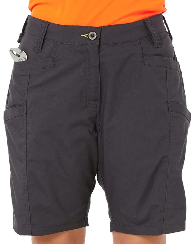 Sports Series Womens X Airflow Stretch Ripstop Vented Cargo Short - Charcoal