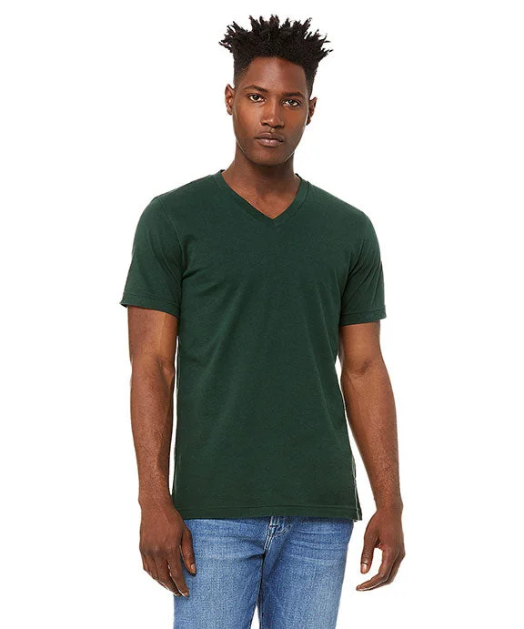 Denim Design 3005 - Bella + Canvas Unisex Jersey Short-Sleeve V-Neck T-Shirt | Forest
