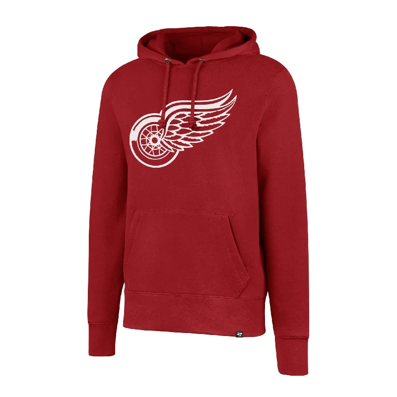 High-quality Design 47 Brand Imprint Headline Pullover Mens Hoodie - Detroit Red Wings