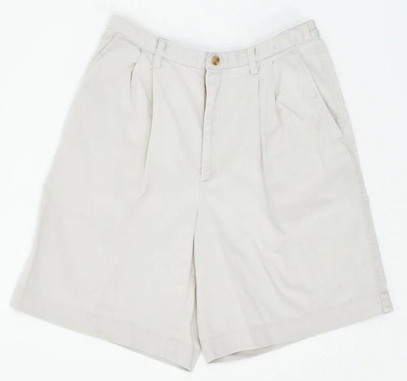 Outdoor Trend EDDIE BAUER Womens Chino Shorts UK 12 W30 Grey Cotton