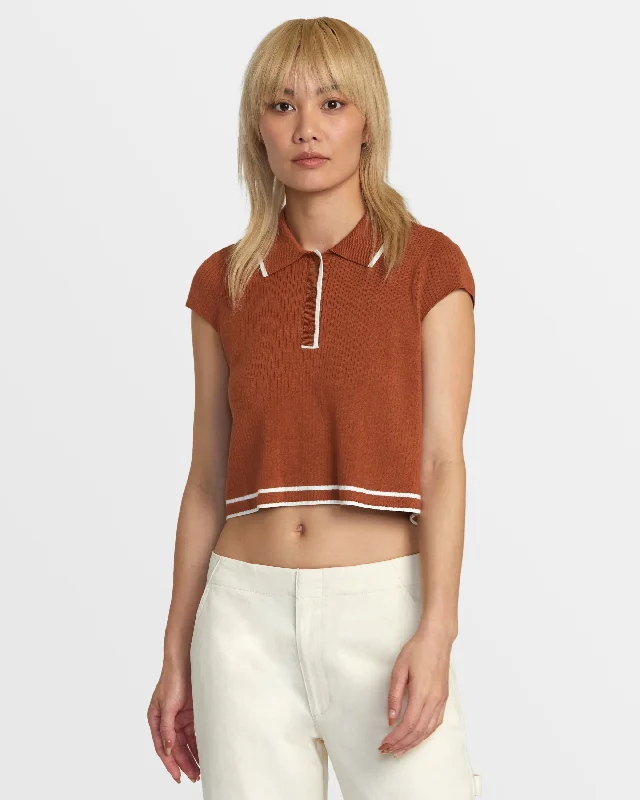 Weekend Wear Jules Sweater Top - Mocha Bisque