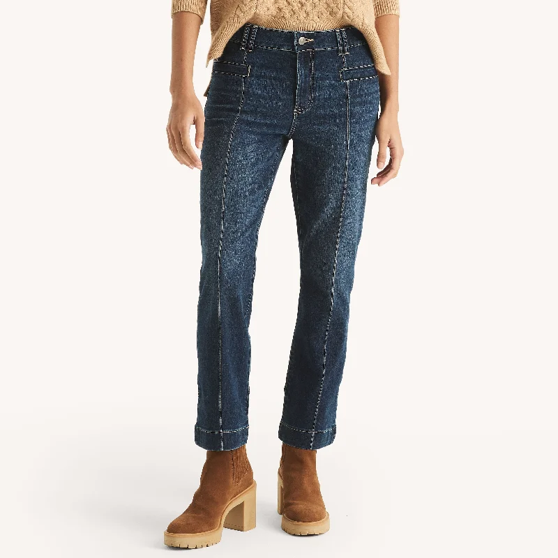 Cool Style Nautica Womens Mid-Rise Demi Bootcut Denim