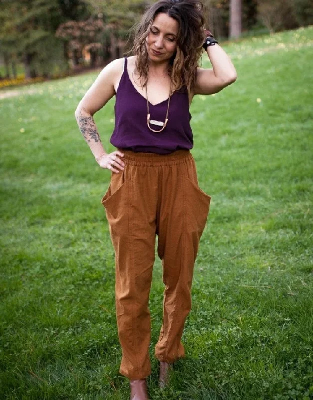 Relaxed Dresses Arenite Pants Sewing Pattern, Sew Liberated