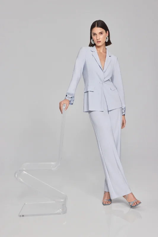 Sports Comfort Style Joseph Ribkoff Bonded Silky Knit Wide-Leg Pants