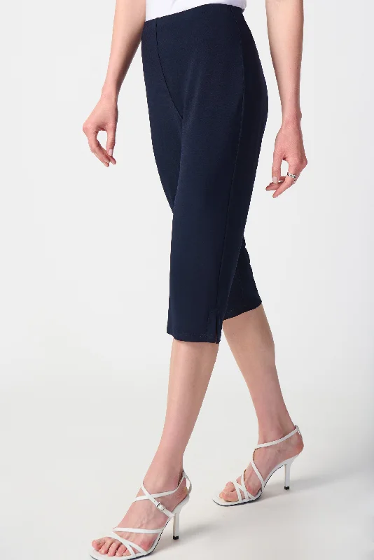 Warm and substantial Joseph Ribkoff Silky Knit Pull-On Capri Pants