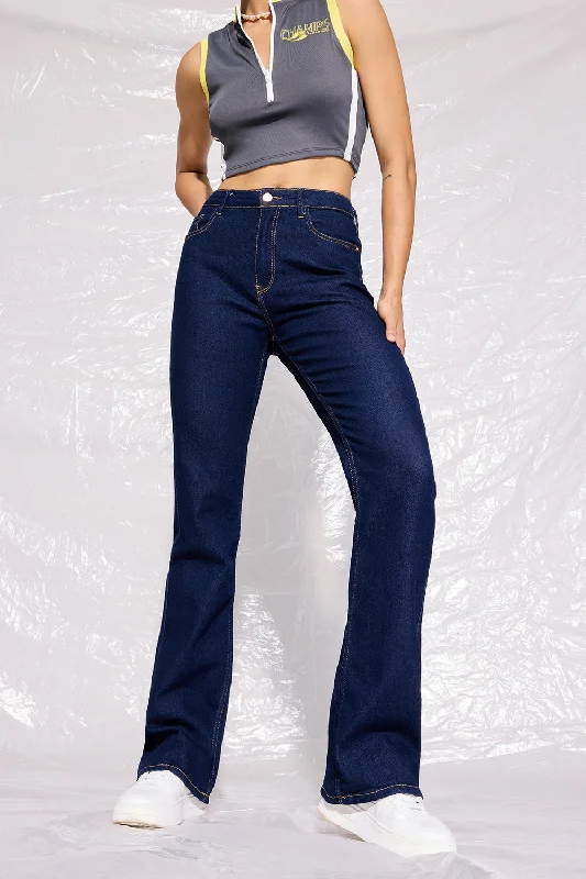 Unique Design Freakins Contour Bootcut Jeans