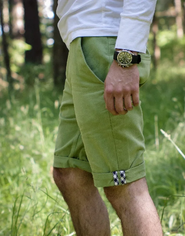 Stylish Ease Jedediah Men's Chino Shorts & Trousers Sewing Pattern, Thread Theory