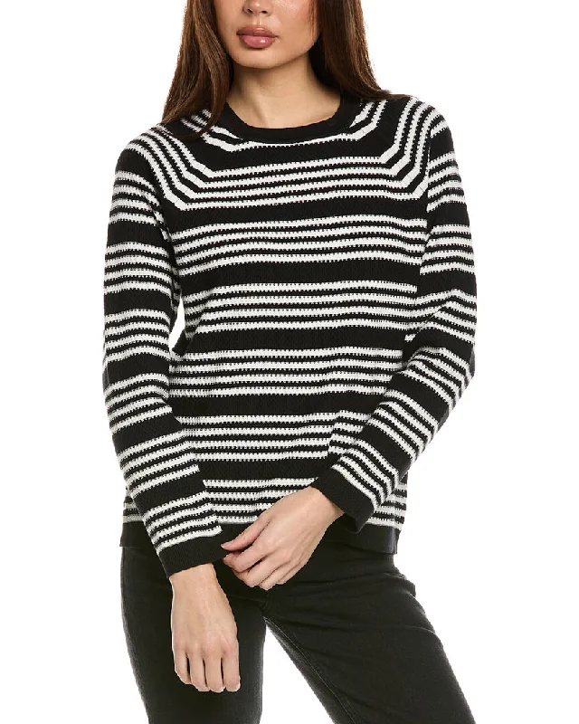 Daily Comfort Jones New York Textured Stripe Sweater