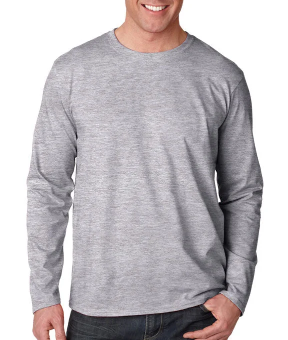 Sports Tights 64400 - Gildan Softstyle® Adult Long-Sleeve T-Shirt | Sport Grey