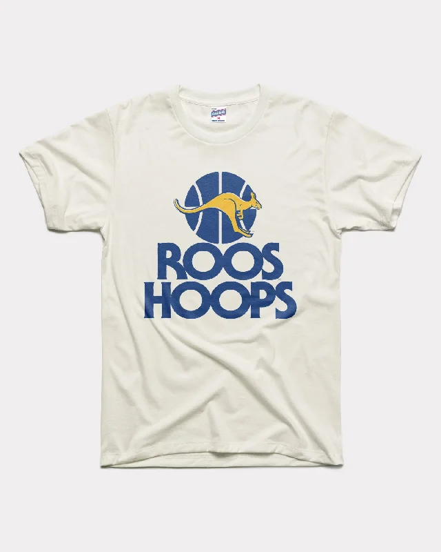 Luxury Fashion UMKC Roos Hoops Vintage White T-Shirt