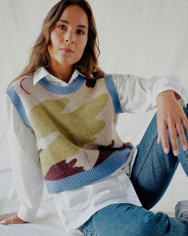 Celebrity Picks Gabrielle Sweater Vest - Ecru