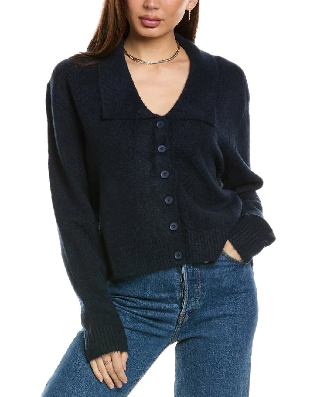 Relaxed Fashion ANNA KAY Fancy Cashmere-Blend Cardigan