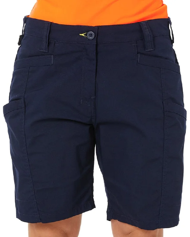 Fashion Expert Womens X Airflow Stretch Ripstop Vented Cargo Short - Navy