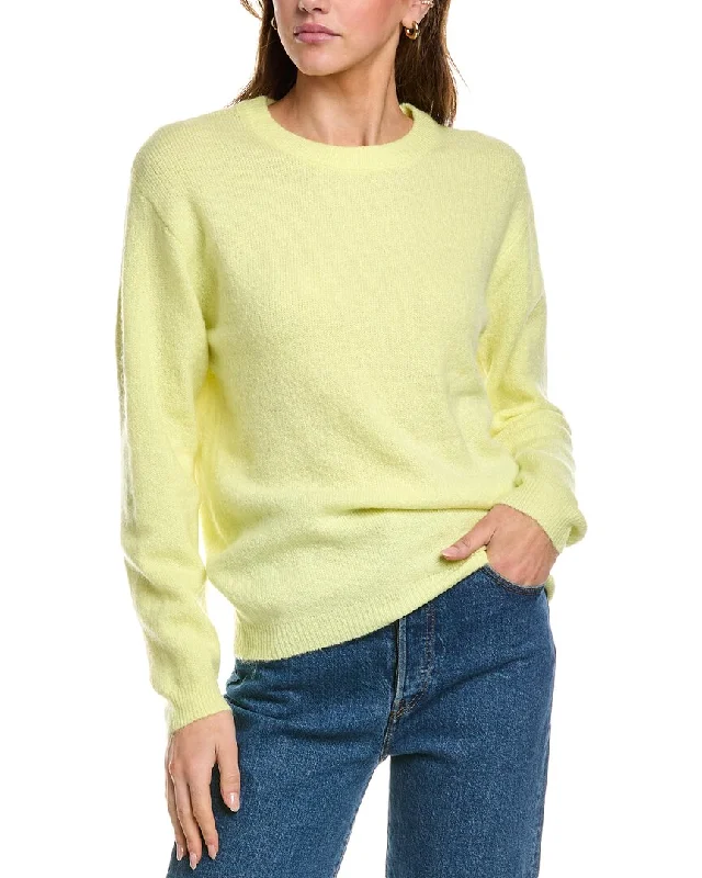 High-end Fabrics Chaser Frankie Mohair-Blend Pullover