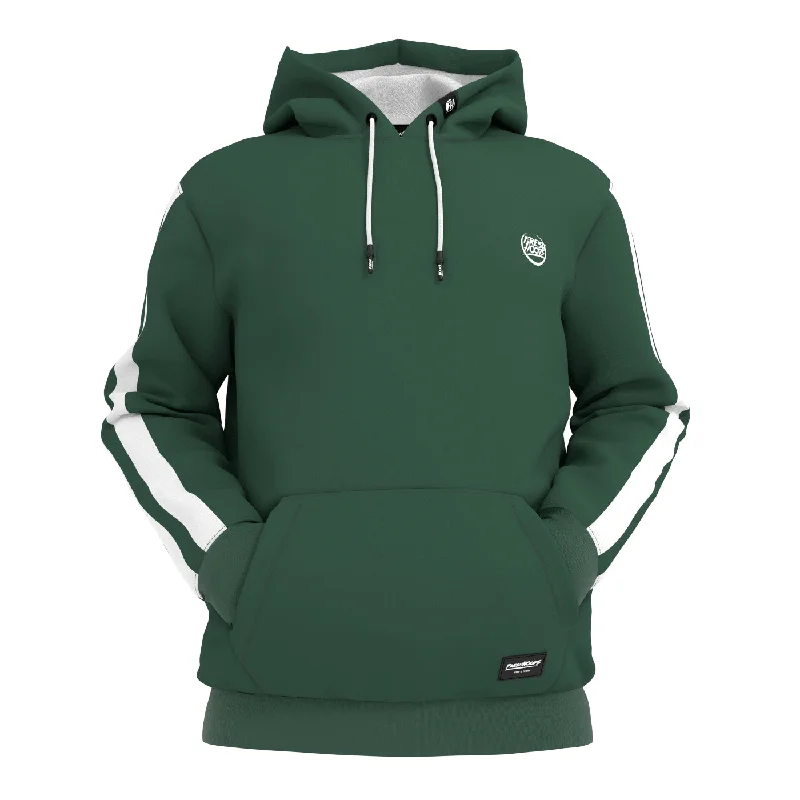 Thin Design Uni Green Hoodie