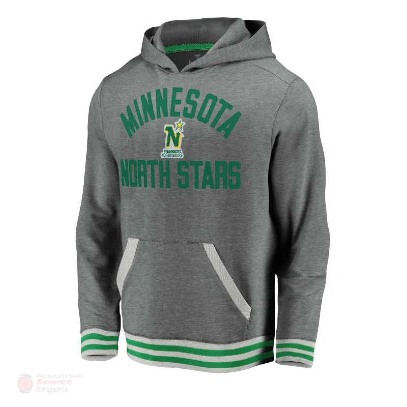 Easygoing Style Minnesota North Stars Fanatics Upperclassmen Vintage Pullover Mens Hoodie