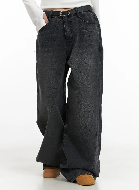 Double-sided Wear Nola Baggy Jeans CG421
