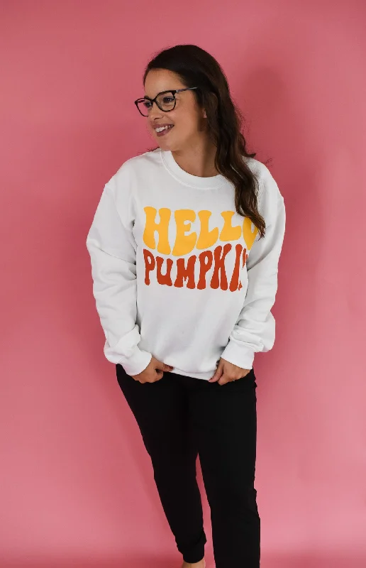 Casual Street Hello Pumpkin Pullover