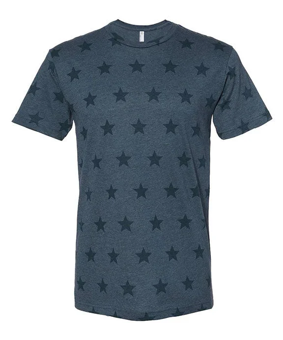 Trendy Looks 3929 - Code Five Mens Five Star T-Shirt | Denim Star