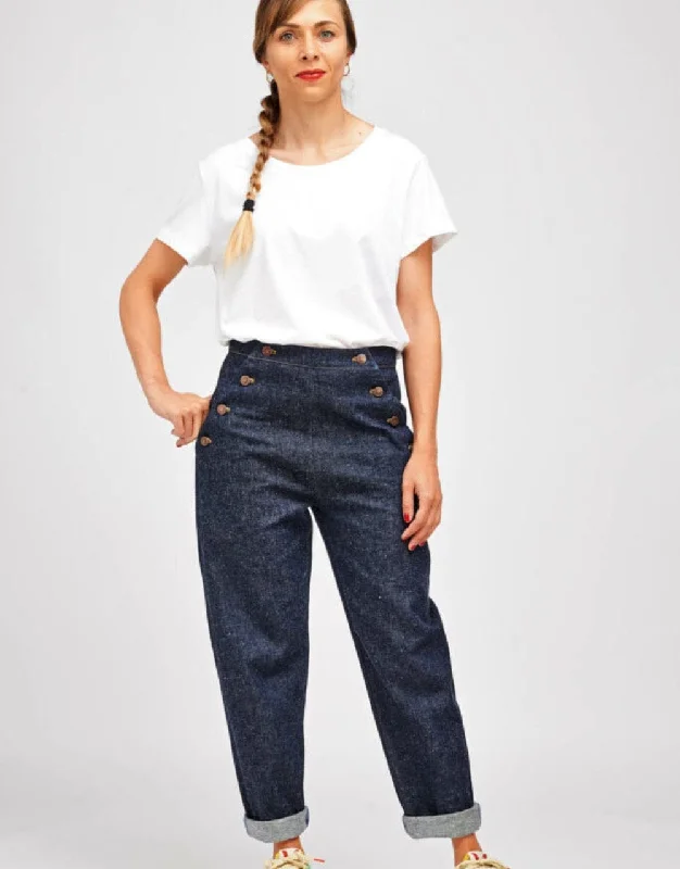 Easy Chic Nout Ladies Sailor Trousers, I AM Patterns
