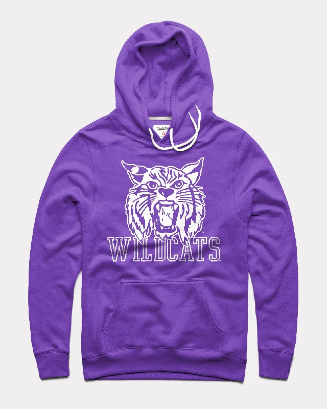 Street Casual Style Wabash K-State Wildcat Purple Hoodie