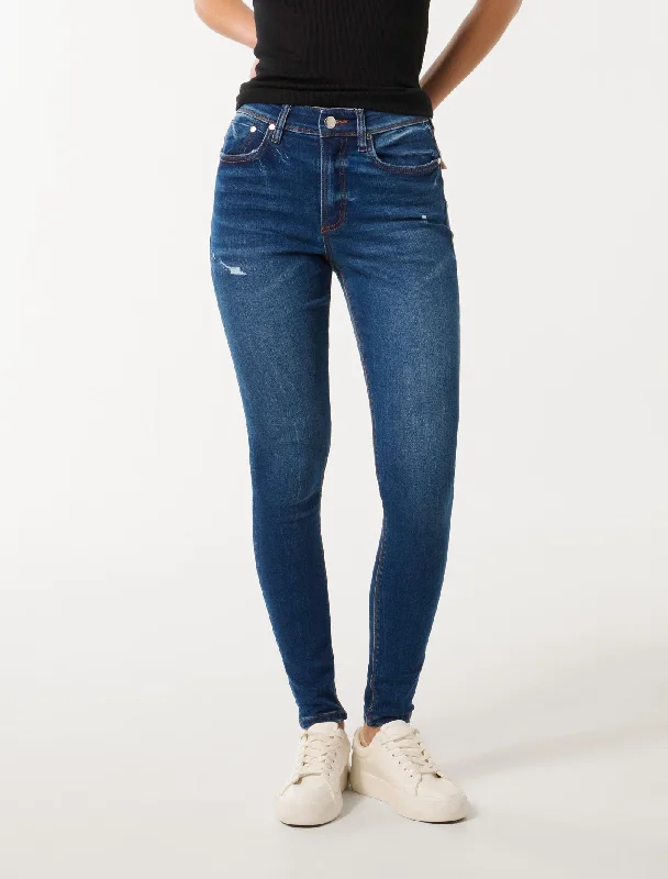 Renaissance Style Nala Mid-Rise Skinny Jeans