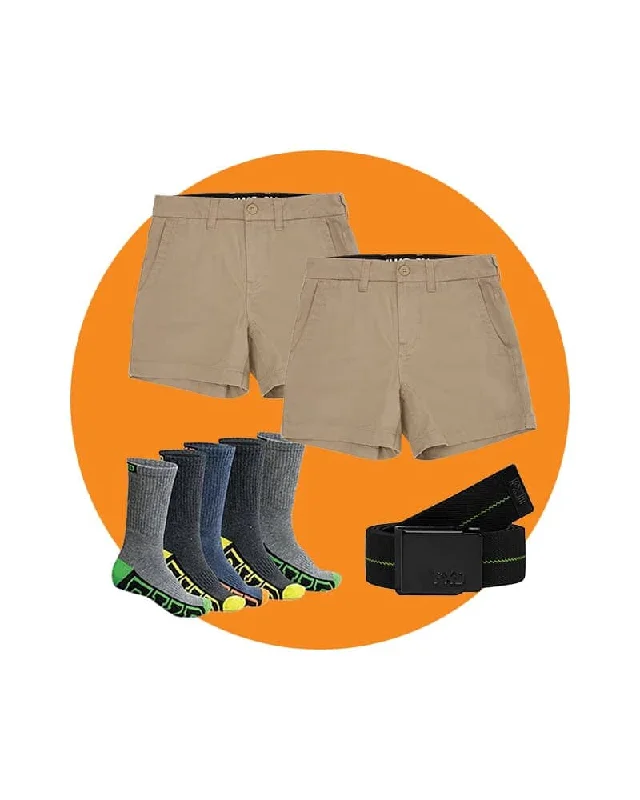 Energy Plan Tradies WS-2W Twin Value Pack - Khaki