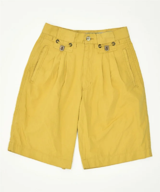 Classic style TIFFANYS MEN STYLE Womens Pegged Chino Shorts IT 44 Medium W28 Yellow