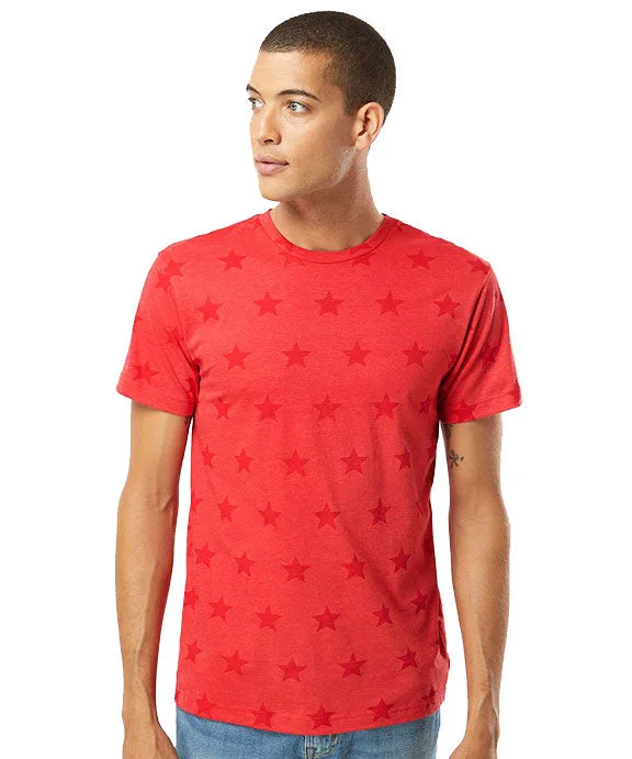 Warm Wear 3929 - Code Five Mens Five Star T-Shirt | Red Star