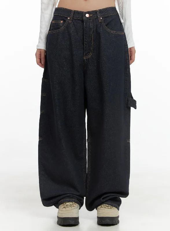 Leisure Travel Trixie Cargo Baggy Jeans CS404