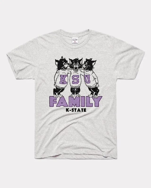 Classic Series KSU Family K-State Wildcats Ash Grey T-Shirt