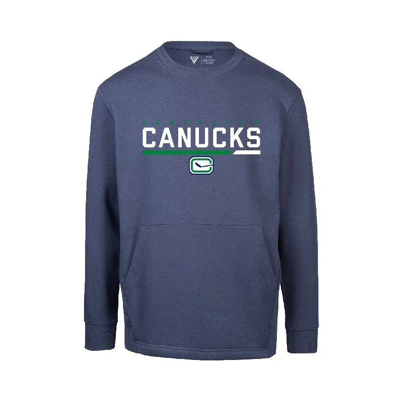 Weekend Style Vancouver Canucks Levelwear Alliance Cut Off Pullover Sweater