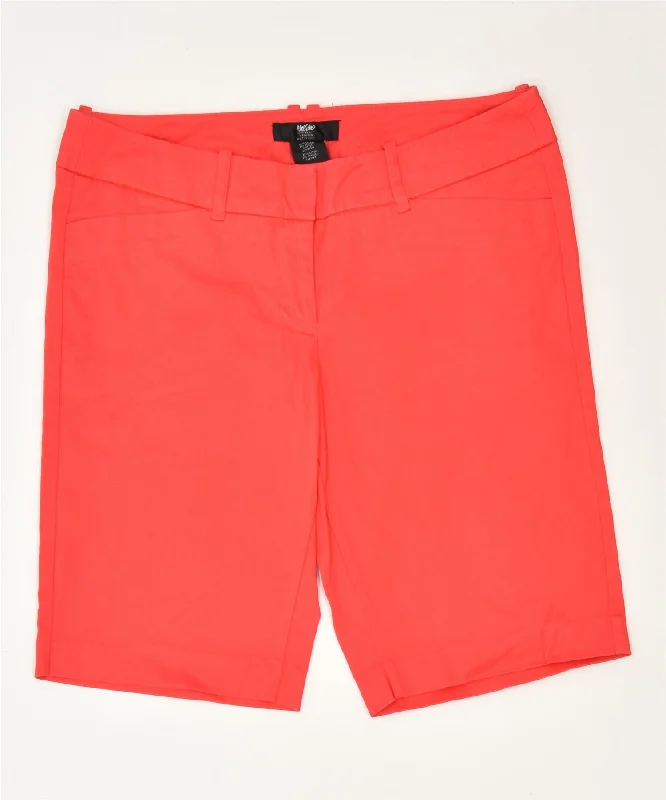 Design sense MOSSIMO Womens Casual Shorts US 10 Large W34 Red Cotton Classic