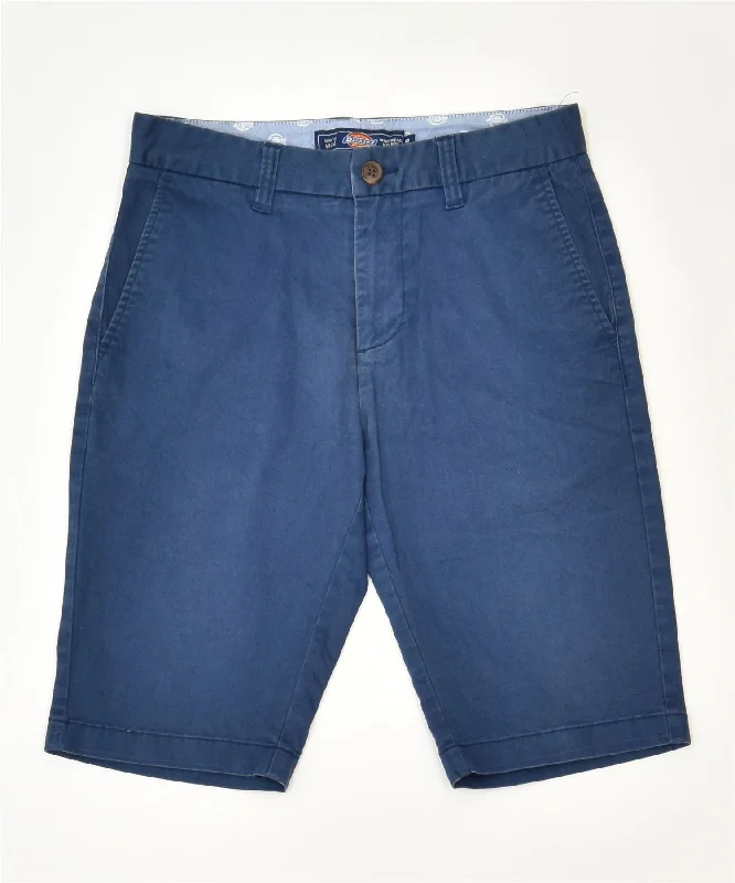 Elegant And Noble DICKIES Womens Chino Shorts W28 Small Blue Cotton Worker