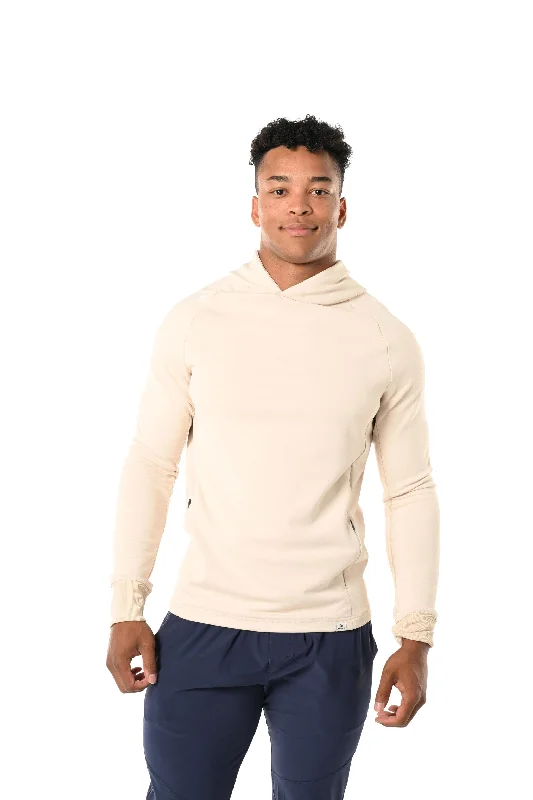 Simple Design Bauer FLC Mens Hoody - Oat