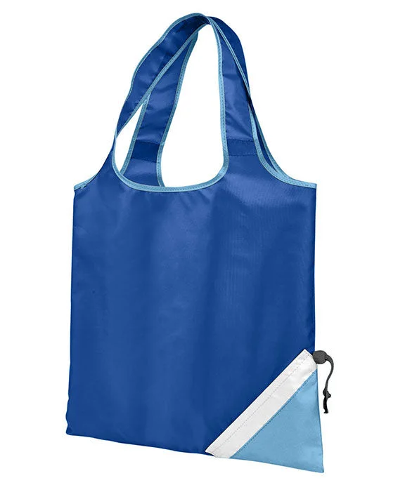 Advanced Customization 1182 - Gemline Latitudes Foldaway Shopper Tote Bag | Royal Blue