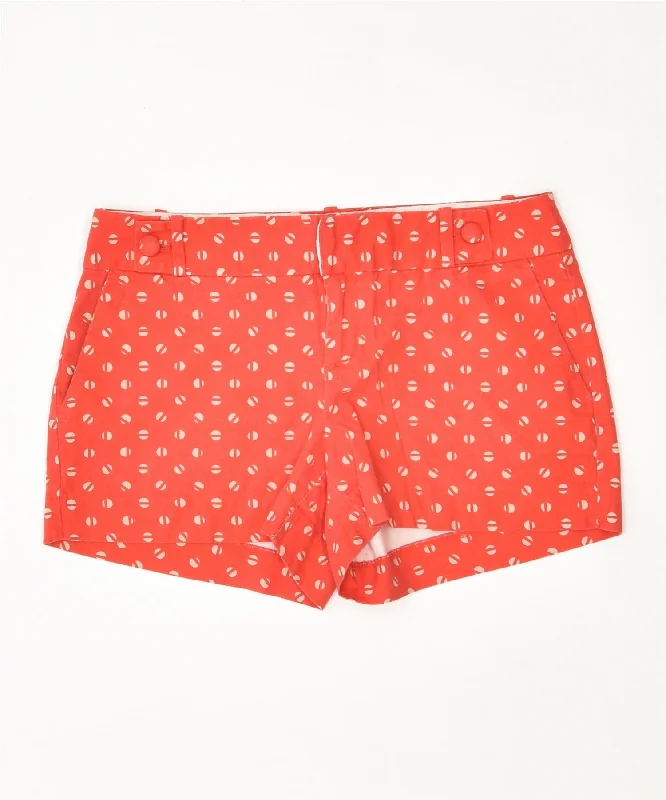 Sports Cool BANANA REPUBLIC Womens Low Waist Chino Shorts US 4 Small W30 Red