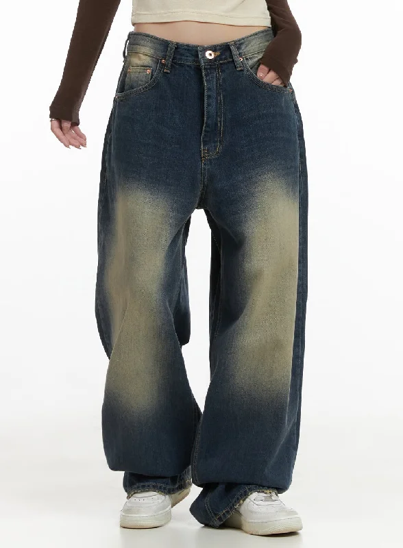 Advanced Customization Veda Washed Denim Baggy Jeans CG421